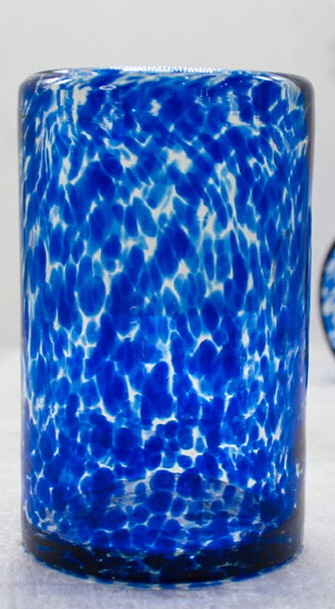 BLUE SPECKLED GLASSES