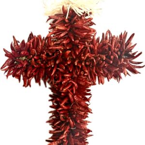 Cruz de Chile  "CHILE DE ARBOL" PEQUIN CHILE PEPPER CROSS